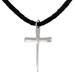 Men's Sterling Silver Cross Necklace 'Holy Sacrifice'