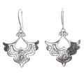 Flor de Amor,'Artisan Crafted Sterling Silver Dangle Earrings'