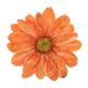 Let It Bloom in Tangerine,'Natural Aster Flower Brooch in Tangerine from Thailand'