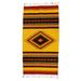 Summer Sun,'Hand Made Zapotec Wool Area Rug (2.5x5)'