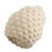 Milky River,'Hand Knit Antique White 100% Alpaca Multi-Textured Hat'