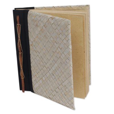 Weaver Wonder,'Pandan Leaf Woven Journal with 100 ...