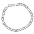 Ancient Chain Mail,'Hand Crafted Men's Sterling Silver Chain Bracelet from Peru'