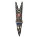 Antelope Horns,'Handcrafted African Wood Mask from Ghana'