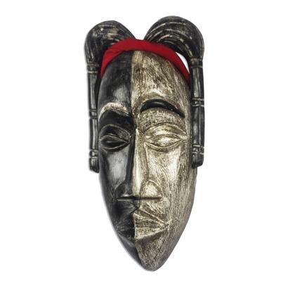 Asantewaa Duality,'African Wood Mask of Yaa Asantewaa from Ghana'