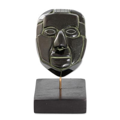 Jade mask, 'Maya Sun God'