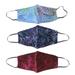 Island Attitude,'3 Double Layer Hand Stamped Rayon Batik Elastic Loop Masks'