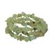 Sage Trio,'Prehnite Chip Beaded Stretch Bracelets (Set of 3)'