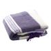 Zapotec cotton bedspread, 'Lavender Warmth' (king)