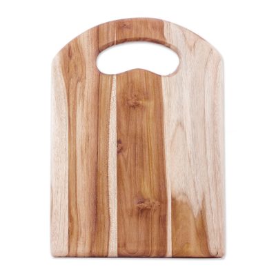 Teakwood cutting board, 'Chef's Delight' - Handmade Wood Cutting Board