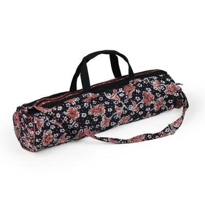 Stars and Roses,'Handcrafted Javanese Cotton Batik Yoga Mat Bag'