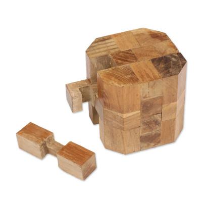 Teakwood puzzle, 'Octagon'