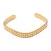 Golden Snake,'Handmade Gold-Plated Bangle Bracelet from Bali'