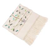 Vined,'Tree-Themed Cotton Table Runner from Guatemala'