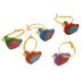 Sweet Ducks,'Painted Wood Alebrije Duck Ornaments (Set of 5) from Mexico'