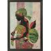 'Good Akan Mother' Artisan Crafted Framed African Folk Art Motherhood Painting