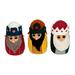 Three Wise Men,'Artisan Crafted Wool Felt Holiday Decor (Set of 3)'