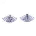 Asian Fan,'Sterling Silver Drop Earrings with Handheld Fan Motif'