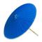 Decorative garden umbrella, 'Happy Garden in Blue'