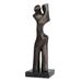 Tender Moment,'Modern Bronze Sculpture of Mother and Child on Granite Base'