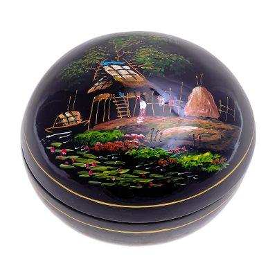 Country Living,'Lacquerware Mango Wood Box from Thailand'
