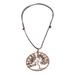 Smoky Quartz Tree of Life,'Smoky Quartz Gemstone Tree Pendant Necklace from Costa Rica'