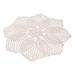 Floral Star,'Ivory Hand-Crocheted Table Accent'