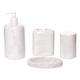 Vanity Fair in Beige,'Handcrafted Marble Bath Accessory Set (5 Pieces)'