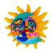 Life and Tradition,'Ceramic Sun and Moon Wall Art from Mexico'