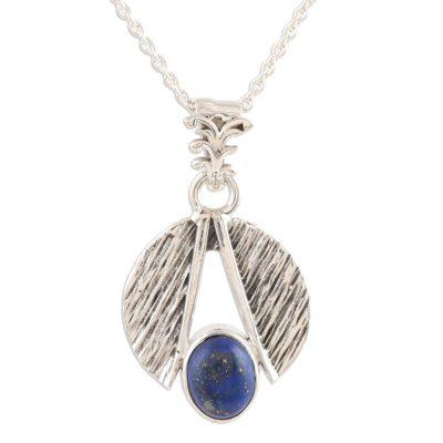 Royal Bliss,'Hand Made Lapis Lazuli and Sterling Silver Pendant Necklace'