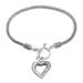 Love Is Complex,'Sterling Silver Heart Charm Bracelet Crafted in Bali'