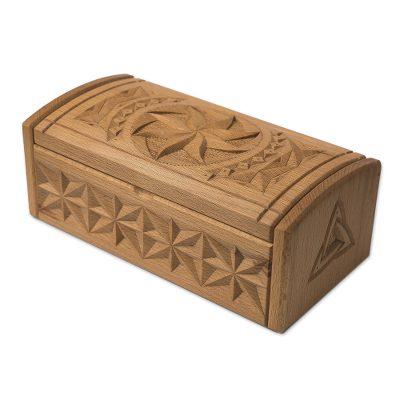 Eternity Symbol,'Hand Carved Beechwood Decorative Box'