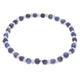 Pearly Colors of Chiang Mai,'Thai Sodalite and Cultured Pearl Beaded Stretch Bracelet'