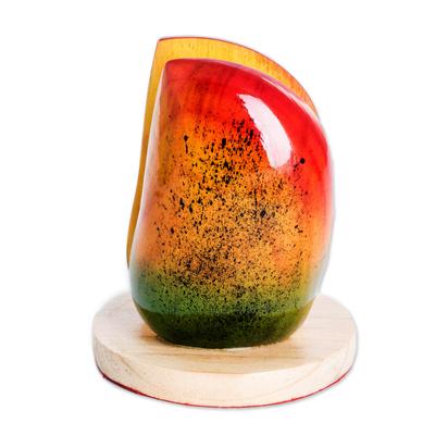 Ripe Mango,'Mango Napkin Holder Crafted from Pine'