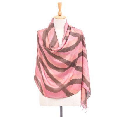 Sweet Vine,'Eco-Friendly Thai Silk Shawl'