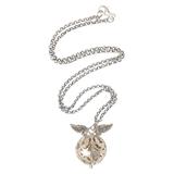 Wings of an Angel,'Handmade Angel Wing Sterling Silver Harmony Ball Necklace'