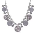 Woven Coin,'Hill Tribe Coin Link Silver Necklace'