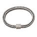 Bali Champion,'Polished Sterling Silver Foxtail Chain Bracelet Made in Bali'