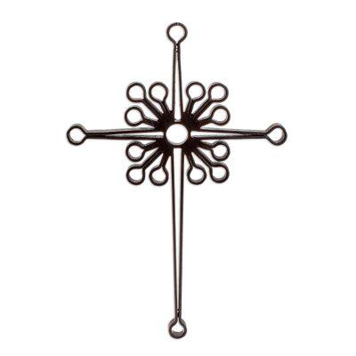 'Christian Dynamic' - Fair Trade Religious Metal Wall Art Cross