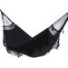 Ipanema Midnight,'Black Cotton Double Hammock Crafted in Brazil'