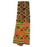 Cotton blend kente scarf, 'First Lady' (2 strips)