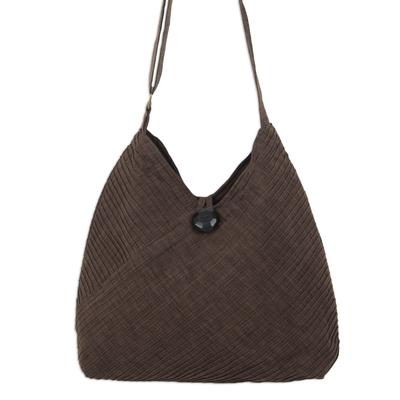 Let's Go,'Bohemian Brown Shoulder Bag with Coin Purse'