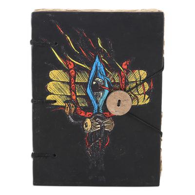 Shiva's Eye,'Handmade Paper Journal with 72 Pages and Printed Cover'