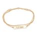 Humble Golden,'18k Gold-Plated Wrap Pendant Bracelet Crafted in Bali'