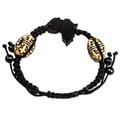 African Night,'Hand Crafted Ebony Wood Pendant Bracelet from Ghana'