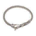 Hungry Horse,'Handmade Sterling Silver Horse Head Chain Bracelet'