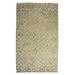 Floral Medley,'Floral Hand Knotted Wool Viscose Rectangle Area Rug (5x8)'