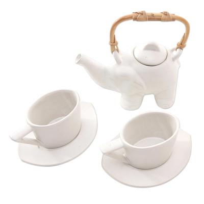 Elephant Tea,'Ceramic Elephant-Themed Tea Set for ...