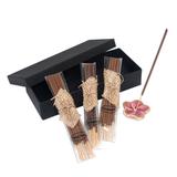 Frangipani Sweetness,'Incense Set with 18 Sticks and a Pink Floral Ceramic Holder'