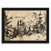 Winston Porter Laneice Mountain Landscape w/ Fir Trees by Ernst Ludwig Kirchner - Print in Black | 20 H x 24 W x 1 D in | Wayfair